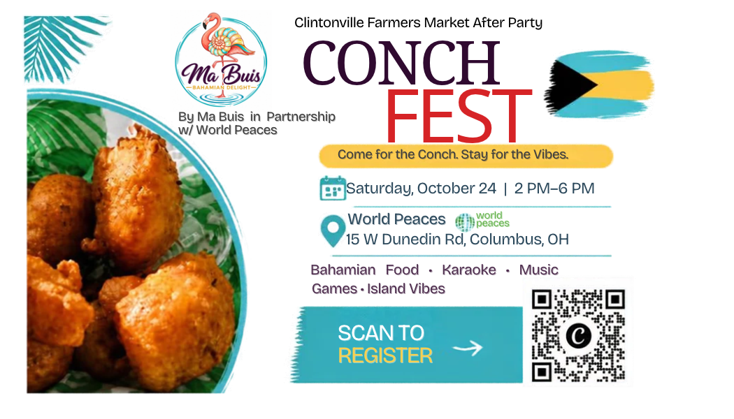 CONCH FEST 2026: A TASTE OF THE BAHAMAS IN COLUMBUS! | Ma Bui’s Bahamian Delight — Family fun in World Peaces · Columbus, Ohio